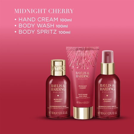 Baylis & Harding Midnight Cherry coffret estojo cosmético