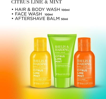 Baylis & Harding Men's Citrus Lime & Mint dárková sada pro muže