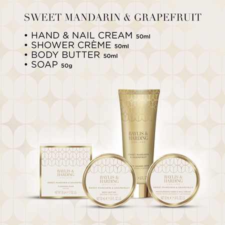 Baylis & Harding Sweet Mandarin & Grapefruit coffret para mãos e corpo