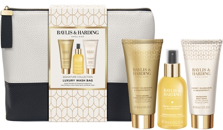 Baylis & Harding Sweet Mandarin & Grapefruit gift set toiletry bag