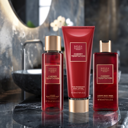 Baylis & Harding The Edit Cherry Temptation parfümös testápoló tej