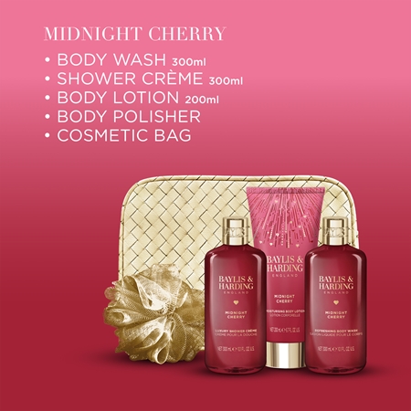Baylis & Harding Midnight Cherry set cadou