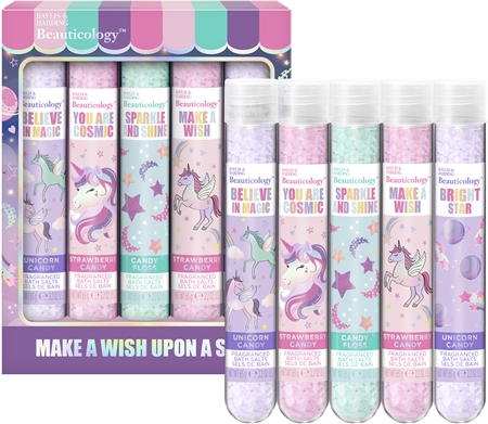 Baylis & Harding Beauticology Cosmic bath salts in gift packaging