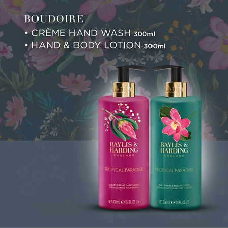 Baylis & Harding Boudoire Tropical Paradise dovanų rinkinys rankoms