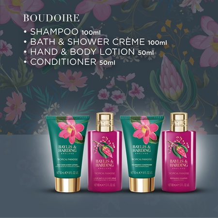 Baylis & Harding Boudoire Tropical Paradise Gift Set toiletry bag