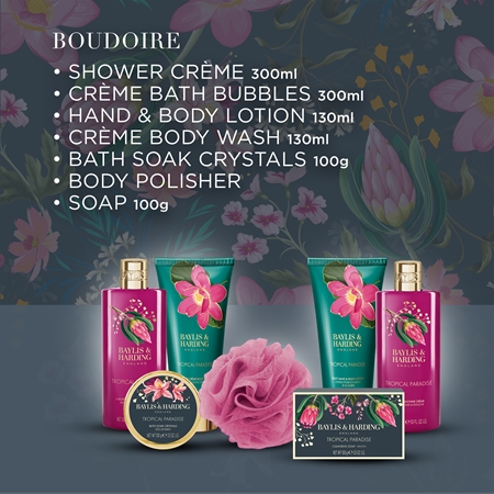 Baylis & Harding Boudoire Tropical Paradise Gift Set for women