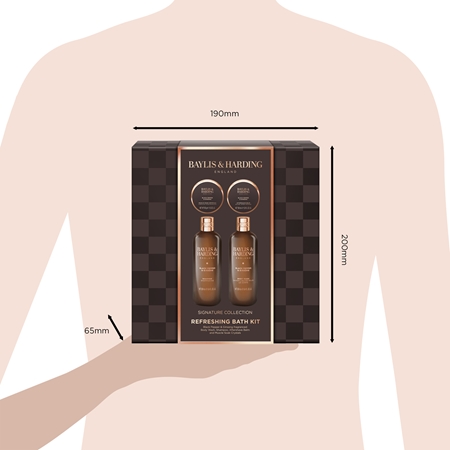 Baylis & Harding Black Pepper & Ginseng lote de regalo para la bañera para hombre