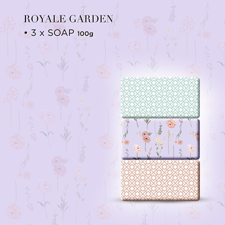 Baylis & Harding Royale Garden Lavender & Rose Hip Tea Set fester Seifen Geschenkedition