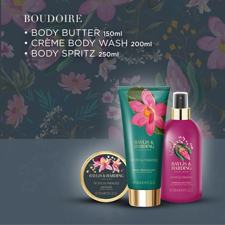Baylis & Harding Boudoire Tropical Paradise Presentförpackning för kropp