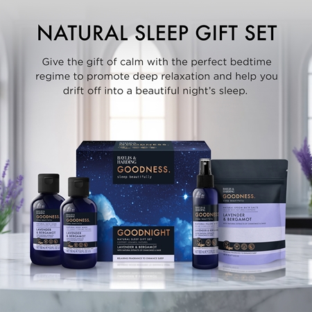 Baylis & Harding Goodness Sleep Beautifully Gift Set for relaxation