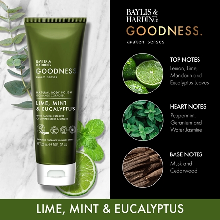 Baylis & Harding Goodness Awaken Senses Refreshing Body Scrub