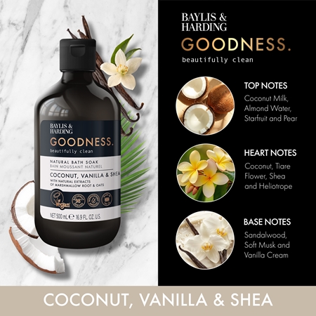 Baylis & Harding Goodness Coconut, Vanilla & Shea Badschaum