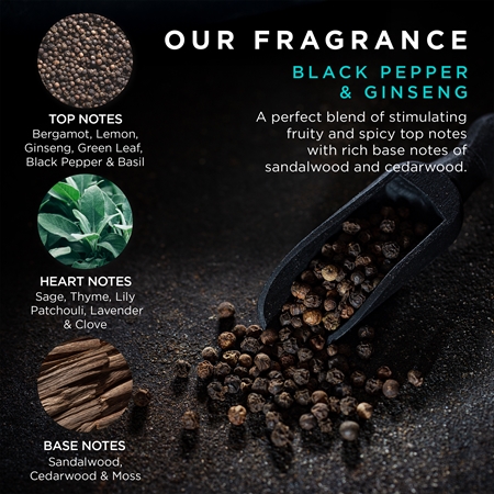 Baylis & Harding Black Pepper & Ginseng Presentförpackning för dusch