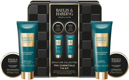 Baylis & Harding Black Pepper & Ginseng Coffret cadeau boîte métallique pour homme