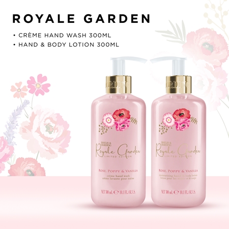 Baylis & Harding Royale Garden Rose, Poppy & Vanilla Coffret cadeau mains