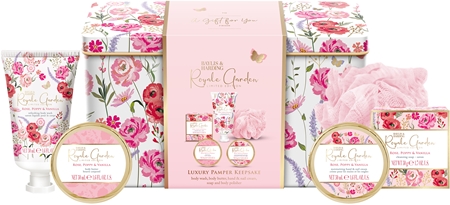 Baylis & Harding Royale Garden Rose, Poppy & Vanilla Coffret cadeau boîte métallique