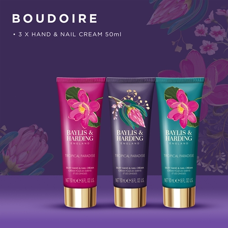 Baylis & Harding Boudoire Tropical Paradise gift set for hands