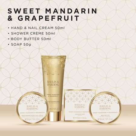 Baylis & Harding Sweet Mandarin & Grapefruit Geschenkset für Hände und Körper