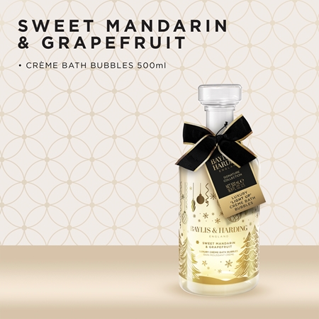 Baylis & Harding Sweet Mandarin & Grapefruit cremiges Schaumbad in Geschenkverpackung