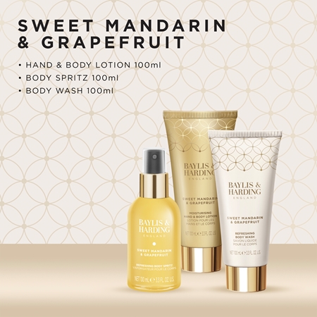 Baylis & Harding Sweet Mandarin & Grapefruit dárková sada kosmetická taštička