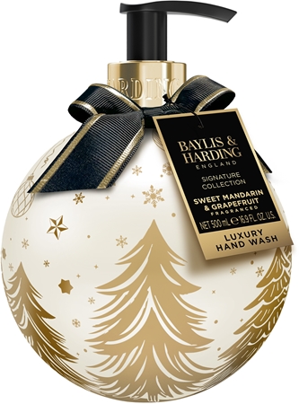 Baylis & Harding Sweet Mandarin & Grapefruit Käteseep jõulukujundusega