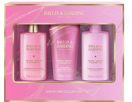 Baylis & Harding Jojoba, Vanilla & Almond Oil σετ δώρου για γυναίκες με αμυγδαλέλαιο