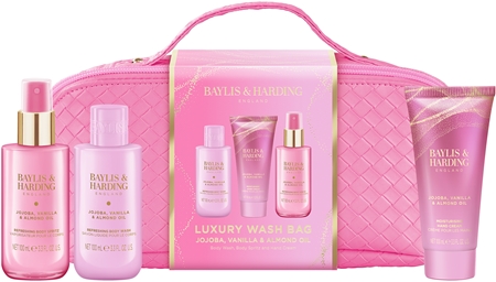Baylis & Harding Jojoba, Vanilla & Almond Oil Geschenkset kosmetiktäschchen