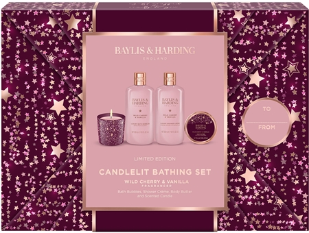 Baylis & Harding Wild Cherry & Vanilla Kinkekomplekt vanni jaoks