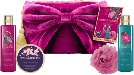 Baylis & Harding Boudoire Tropical Paradise Dāvanu komplekts Kosmētikas maciņš
