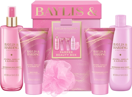 Baylis & Harding Jojoba, Vanilla & Almond Oil Dāvanu komplekts ķermenim