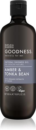 Baylis & Harding Goodness Amber & Tonka Bean Gel de duș pentru bărbați