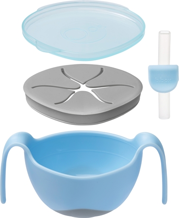 b.box 3 in 1 Bowl & Straw bowl with straw