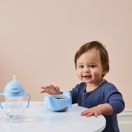 b.box 3 in 1 Bowl & Straw bowl with straw