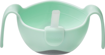 b.box 3 in 1 Bowl & Straw tálka szívószállal