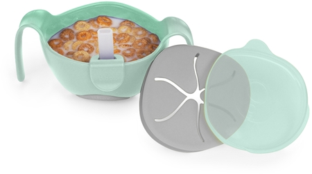 b.box 3 in 1 Bowl & Straw tálka szívószállal
