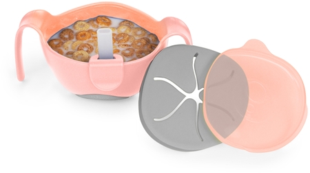 b.box 3 in 1 Bowl & Straw kauss kõrrega