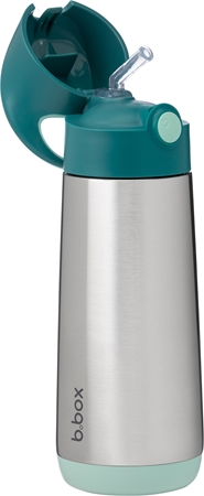 b.box Insulated Drink Bottle bouteille isotherme avec paille