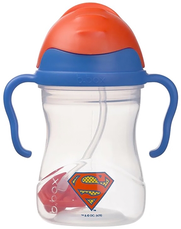 b.box Superman Tasse mit Strohhalm