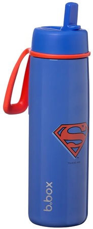 b.box Superman Thermosflasche mit Strohhalm