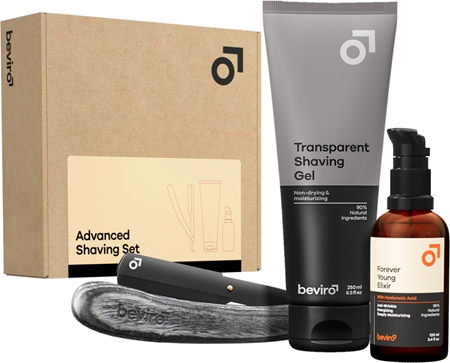 Beviro Advanced Shaving Set Geschenkset für Herren