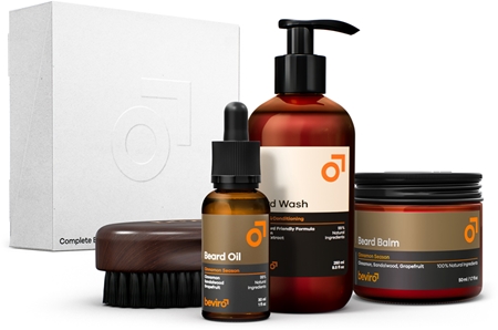Beviro Complete Beard Set Cinnamon Season lahjasetti (parralle) Miehille