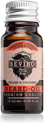 Beviro Men's Only Grapefruit, Cinnamon, Cedar Wood olje za brado