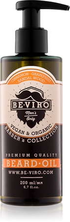 Beviro Men's Only Grapefruit, Cinnamon, Sandal Wood huile pour barbe