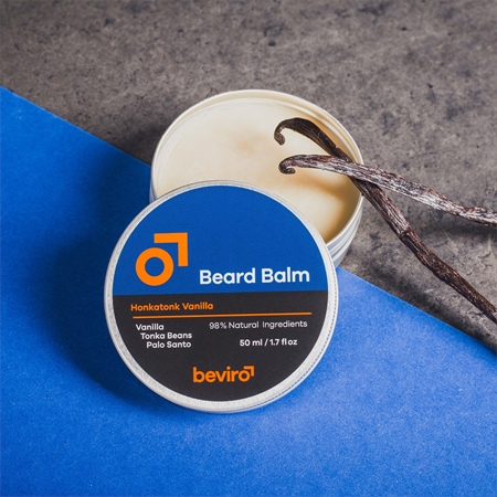 Beviro Honkatonk Vanilla Beard Balm бальзам для вусів