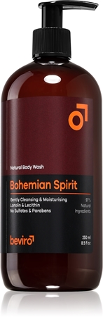 Beviro Natural Body Wash Bohemian Spirit gel de douche pour homme
