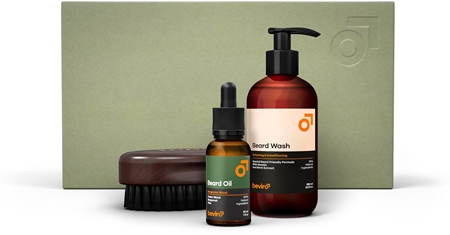 Beviro Bergamia Wood Beard Care Kit ajándékszett szakállra
