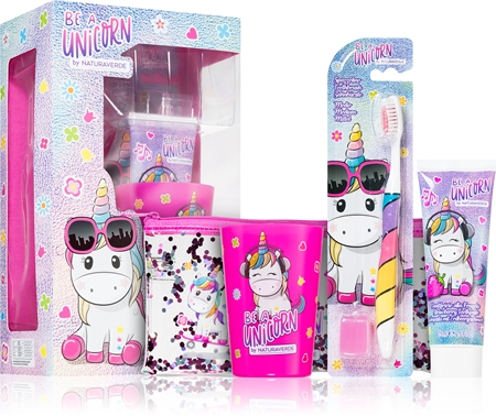 Be a Unicorn Naturaverde Oral Care Set Geschenkset (für Kinder)