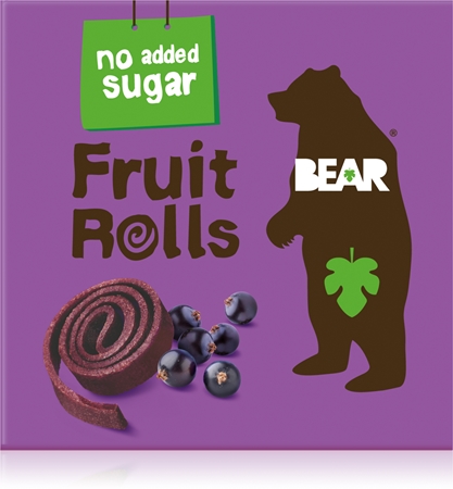 BEAR Fruit Rolls Blackcurrant ovocné rolky