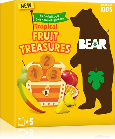 BEAR Fruit Treasures Mango & Marakuja sušené ovoce