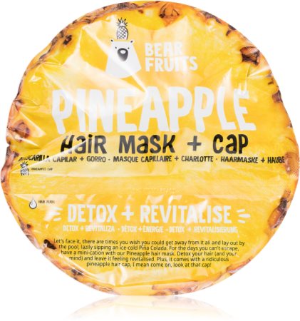 Bear Fruits Pineapple revitalisierende Maske für die Haare